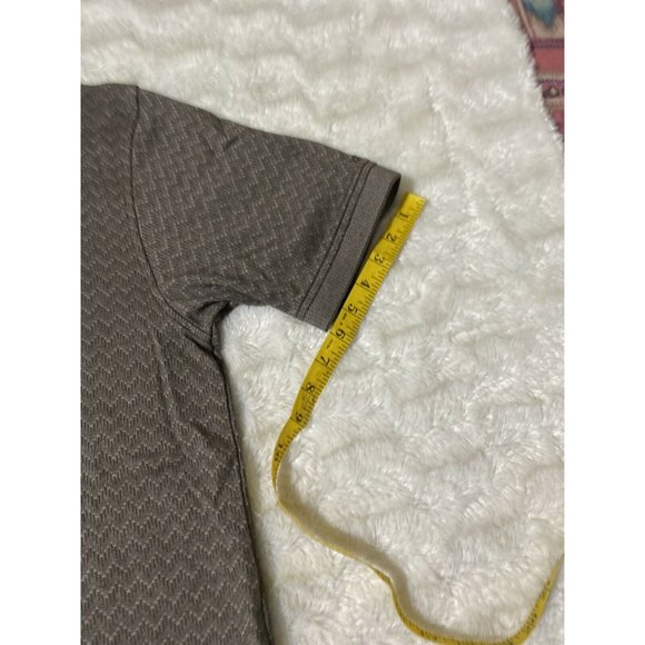 Izod Polo Shirt Medium Golf Polyester Gray Men's M - Picture 6 of 7